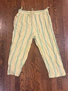Vintage Y2K Striped Cotton Lounge Pants